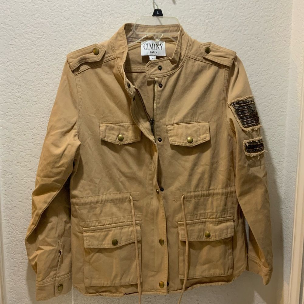 Ciminy Paris jacket tan  military Size S